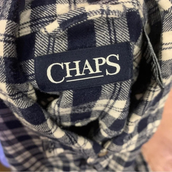 Champs Plaid Button Up Long Sleeve, Dress, Shirt, Small - Picture 3 of 10